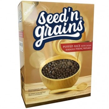 Seed'n Grains Kakaolu Pirinç Patlağı 250 Gr
