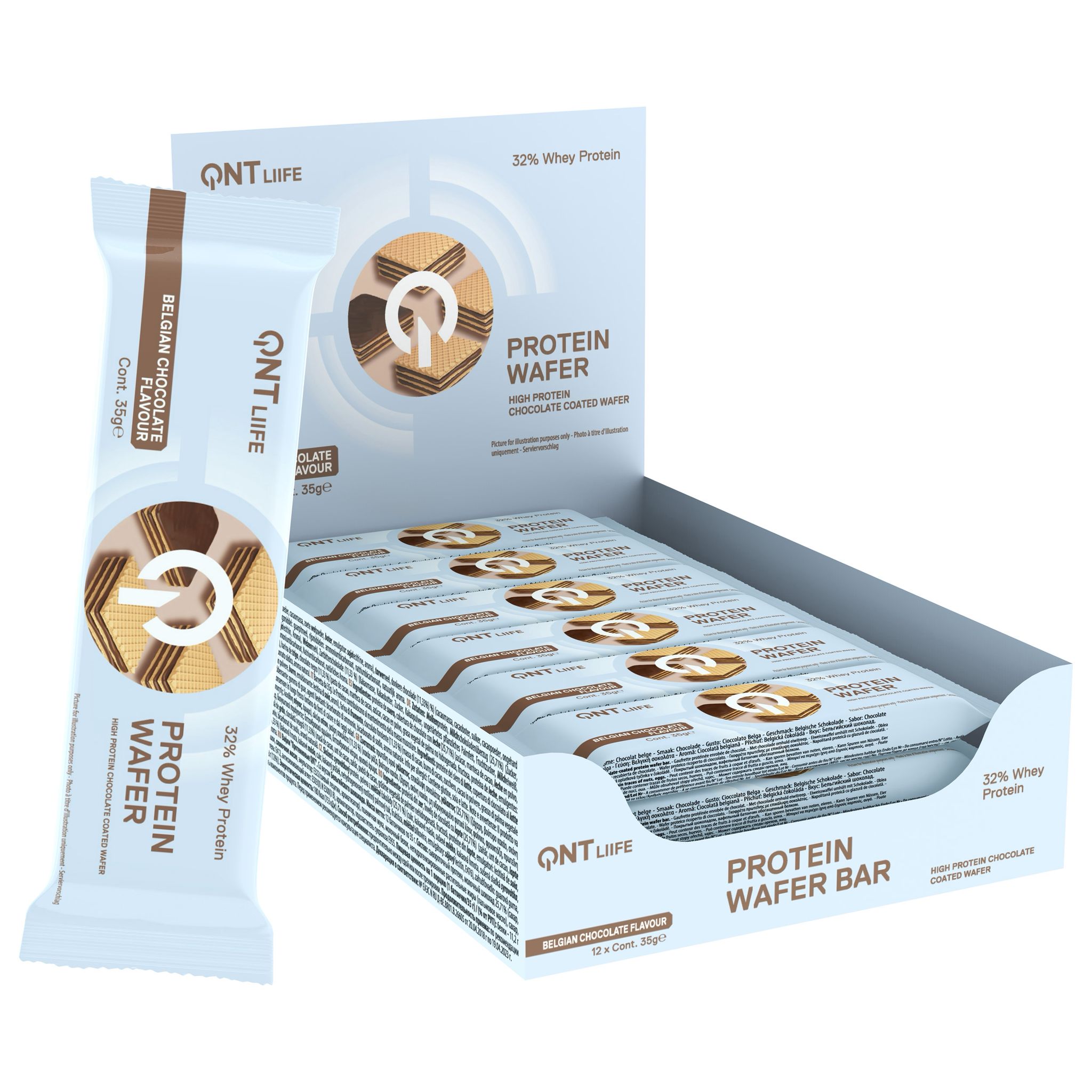 QNT Sport Protein Wafer 12*35 Gr 