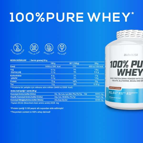 BioTechUSA Pure Whey Protein 2270 Gr