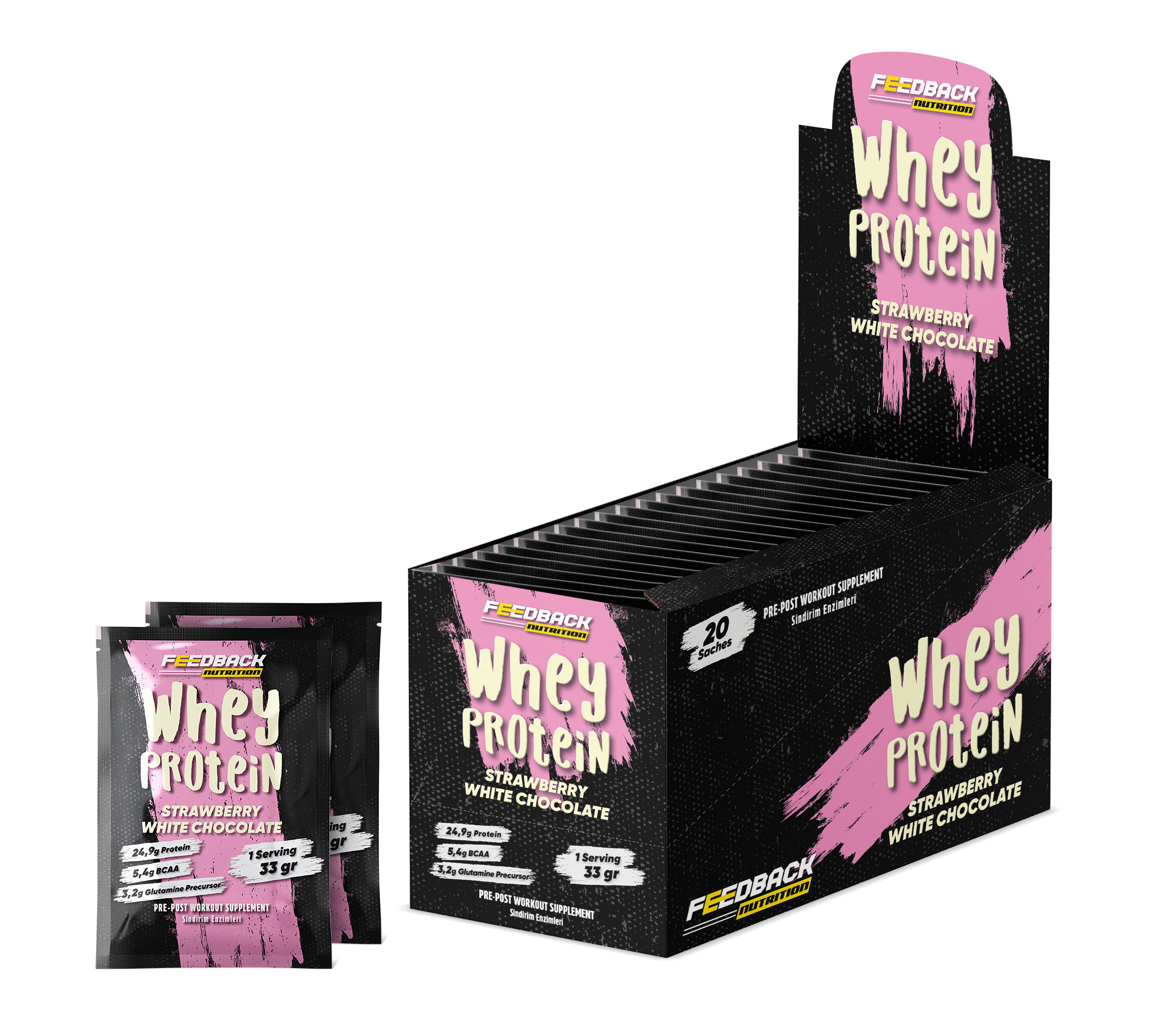 Feedback Nutrition Whey Protein 20*33 Gr