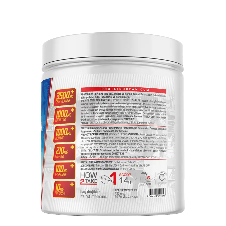 Protein Ocn Superman Pre-Workout 420 Gr