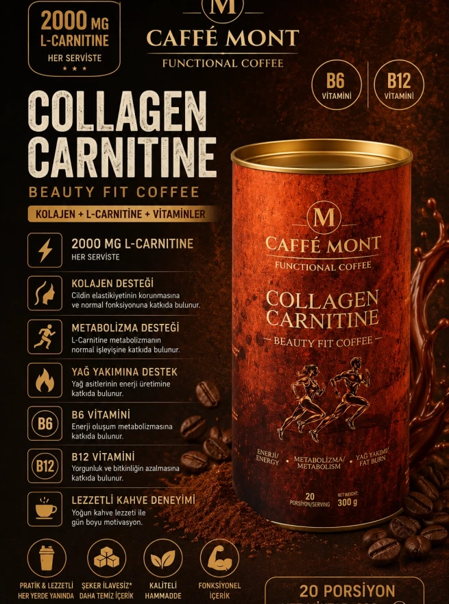 Caffe Mont Collagen + L-Carnitine 300 gr 