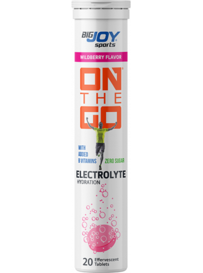 On The Go  Electrolyte Sports Drink 8 x 20 Efervesan Tablet