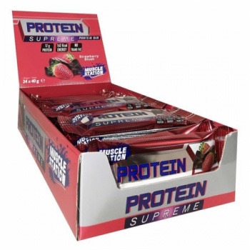 MUSCLE STATİON SUPREME PROTEİN BAR 24 ADET X 40 GRAM