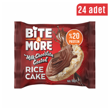 Bite & More Rice Cake 24 Adet Sütlü Çikolata